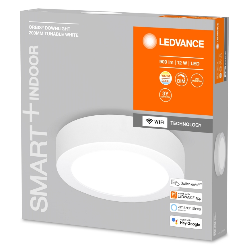 Ledvance - LED prigušiva plafonska svetiljka SMART+ ORBIS LED/12W/230V 3000-6500K Wi-Fi