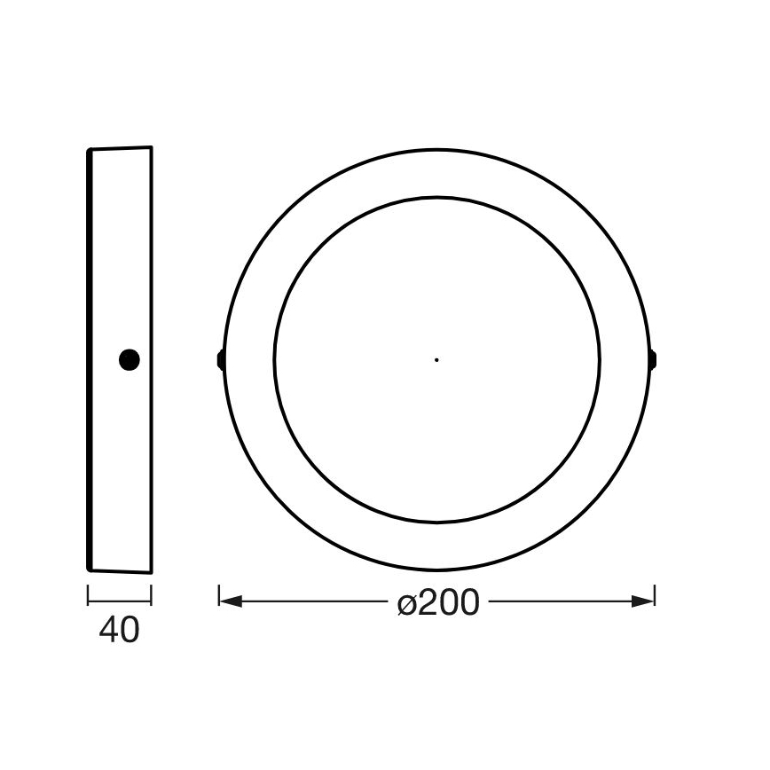 Ledvance - LED prigušiva plafonska svetiljka SMART+ ORBIS LED/12W/230V 3000-6500K Wi-Fi