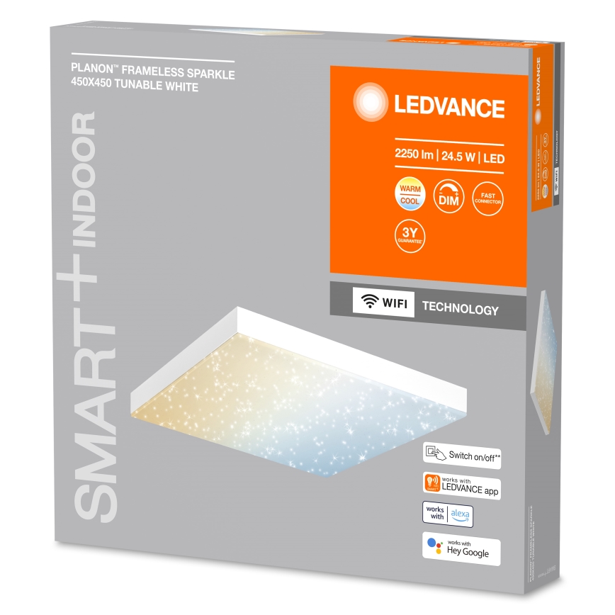 Ledvance -LED prigušiva plafonska svetiljka SMART+ FRAMELESS LED/24,5W/230V 3000-6500K Wi-Fi