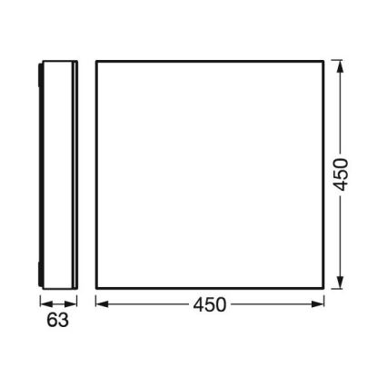 Ledvance -LED prigušiva plafonska svetiljka SMART+ FRAMELESS LED/24,5W/230V 3000-6500K Wi-Fi