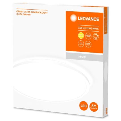 Ledvance - LED prigušiva plafonska svetiljka ORBIS LED/22W/230V bela