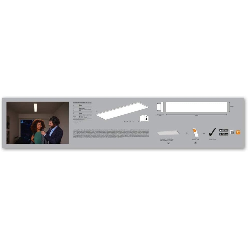 Ledvance - LED prigušiva svetiljka SMART+ FRAMELESS LED/28W/230V 3000K-6500K Wi-Fi