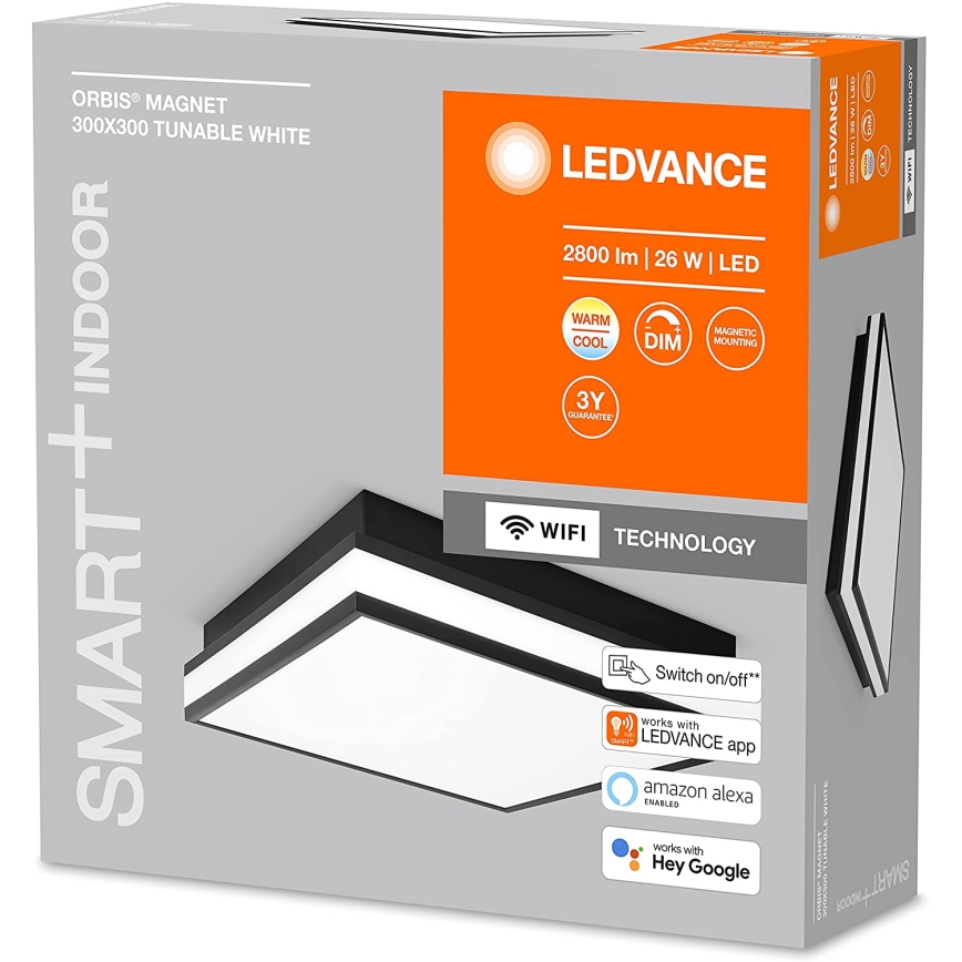 Ledvance - LED prigušiva stropno svetlo SMART+ MAGNET LED/26W/230V 3000-6500K Wi-Fi