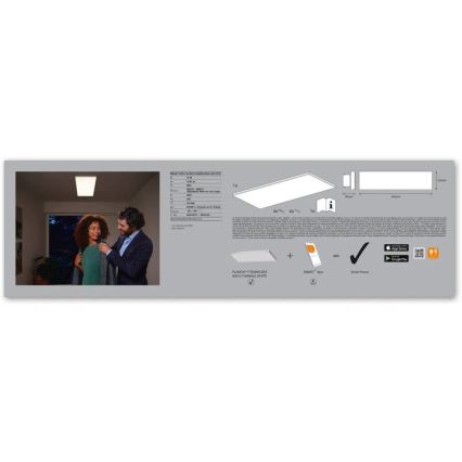 Ledvance - LED prigušiva svetiljka SMART+ FRAMELESS LED/16W/230V 3000K-6500K Wi-Fi
