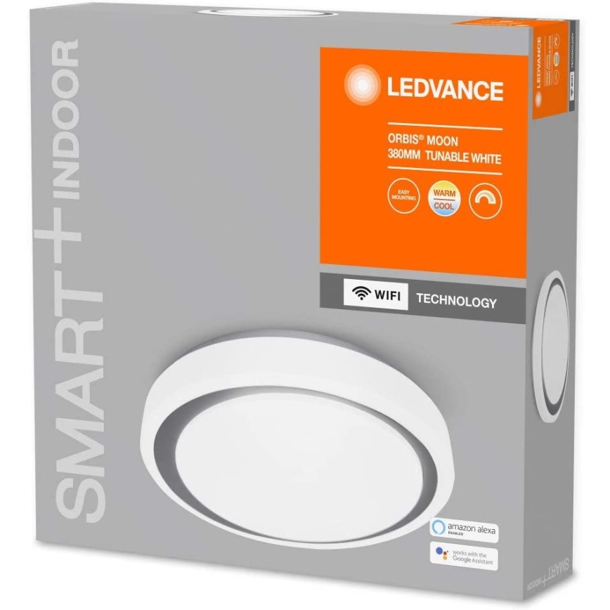 Ledvance - LED prigušiva svetiljka SMART+ MOON LED/24W/230V 3000K-6500K Wi-Fi
