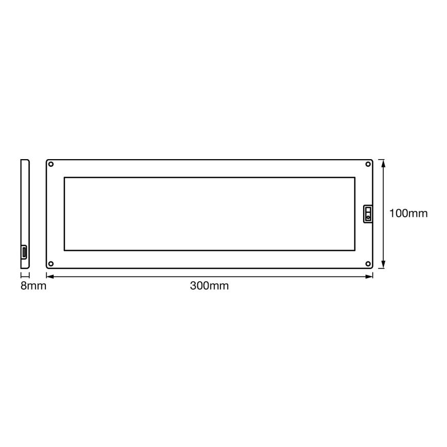 Ledvance - LED prigušiva podkuhinjsko svetlo sa senzorom CABINET LED/5W/230V