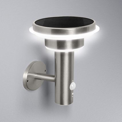 Ledvance - LED prigušiva solarna lampa sa senzorom pokreta i sumraka CIRCLE LED/6W/3,2V 2200 mAh IP44