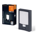Ledvance - LED prigušiva spoljašnje zidno svetlo sa senzorom i kamerom SMART+ LED/22W/230V IP44 Wi‑Fi