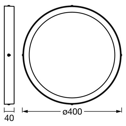 Ledvance - LED prigušiva stropno svetlo SMART+ DOWNLIGHT LED/22W/230V 3000-6500K Wi-Fi