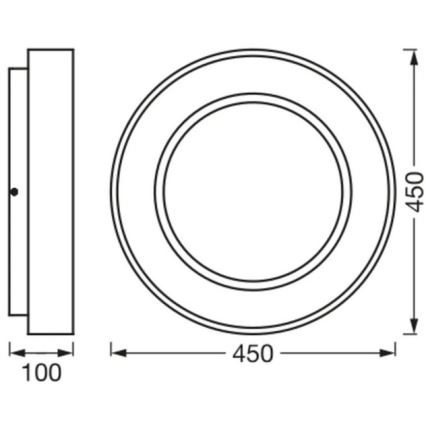 Ledvance-LED prigušiva stropna svetiljka SUN@HOME CIRCULAR LED/18,5W/230V Wi-Fi