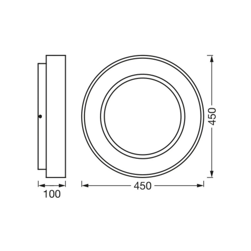 Ledvance-LED prigušiva stropna svetiljka SUN@HOME CIRCULAR LED/18,5W/230V Wi-Fi