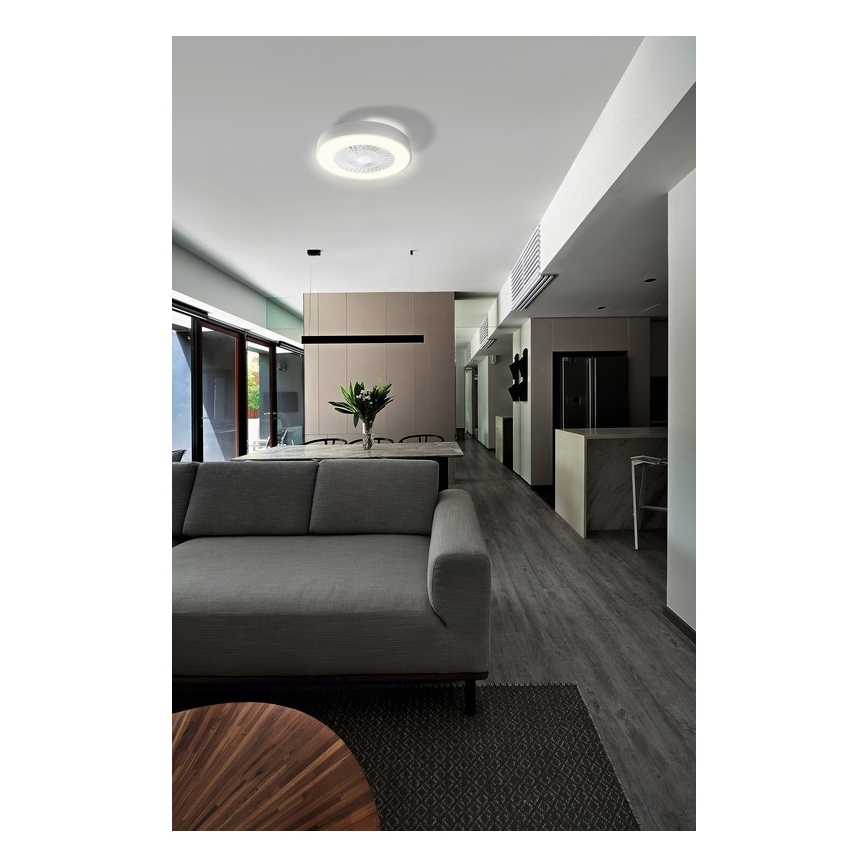 Ledvance - LED prigušiva plafonska svetiljka sa ventilatorom SMART+ LED/35W/230V Wi-Fi 3000-6500K + daljinski upravljač