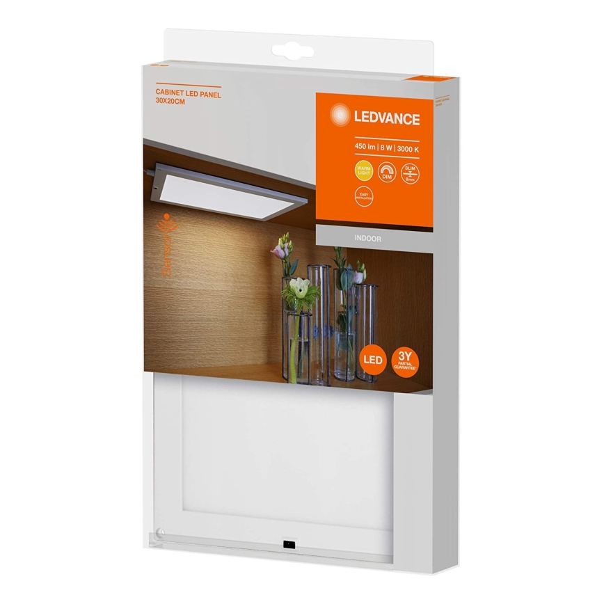 Ledvance - LED prigušiva svetlo za montažu ispod ormara sa senzorom CABINET LED/8W/230V 3000K