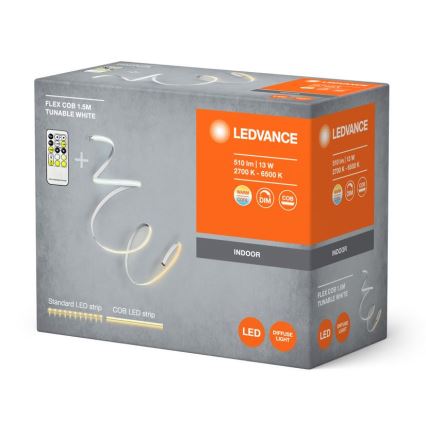 Ledvance - LED prigušiva FLEX COB traka 1,5m LED/13W/230V 2700-6500K + daljinski upravljač
