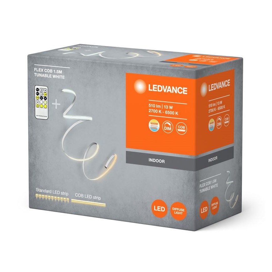 Ledvance - LED prigušiva FLEX COB traka 1,5m LED/13W/230V 2700-6500K + daljinski upravljač