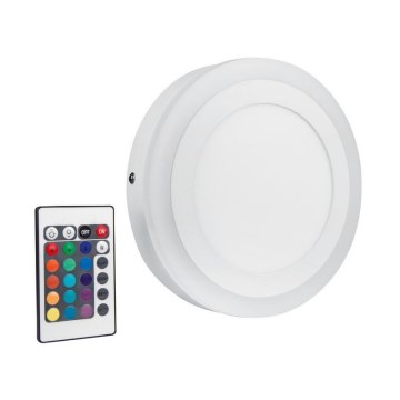Ledvance - LED RGB prigušiva plafonska svetiljka LED/19W/230V + daljinski upravljač