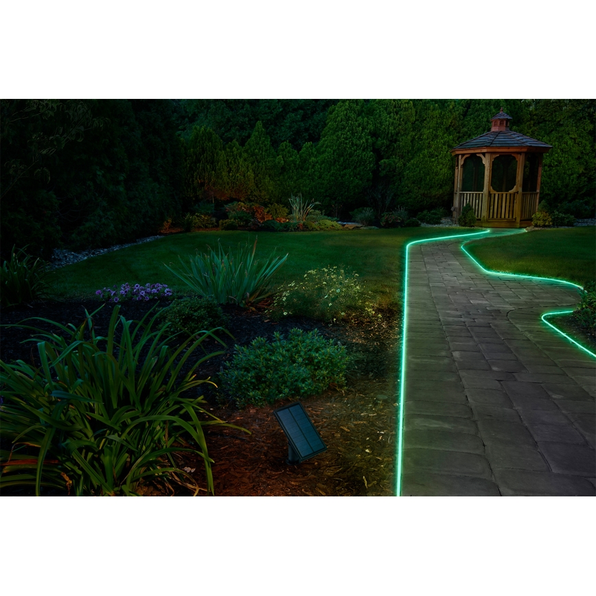 Ledvance - LED RGB prigušiva solarna traka FLEX MAGIC 3m LED/1,2W/5V IP44 + daljinski upravljač