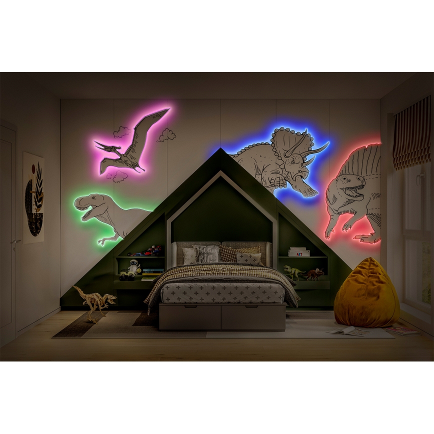 Ledvance - LED RGB prigušiva traka FLEX 5m LED/10W/230V + daljinski upravljač