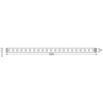 Ledvance - LED RGB prigušiva traka FLEX AUDIO 3m LED/12,5W/230V + daljinski upravljač