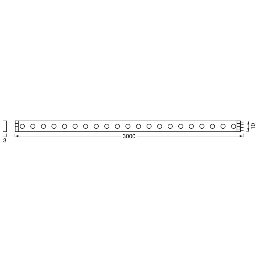Ledvance - LED RGB prigušiva traka FLEX AUDIO 3m LED/12,5W/230V + daljinski upravljač