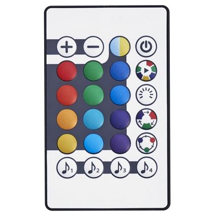 Ledvance - LED RGB prigušiva traka FLEX AUDIO 5m LED/20W/230V + daljinski upravljač