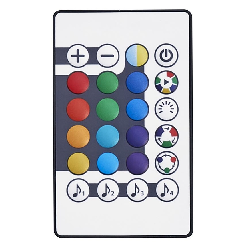 Ledvance - LED RGB prigušiva traka FLEX AUDIO 5m LED/20W/230V + daljinski upravljač