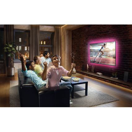Ledvance - LED RGB prigušiva traka FLEX TV MOOD 1m LED/4W/5V + daljinski upravljač