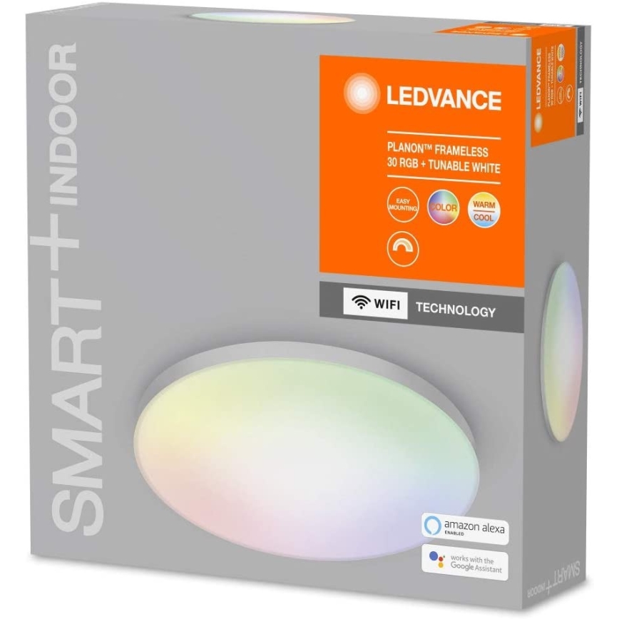 Ledvance - LED RGB+TW Prigušiva svetiljka SMART+ FRAMELESS LED/20W/230V 3000K-6500K Wi-Fi