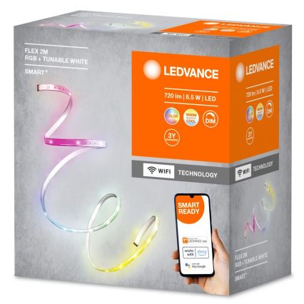 Ledvance - LED RGB+TW prigušiva traka SMART+ FLEX 2m LED/8,5W/230V Wi-Fi