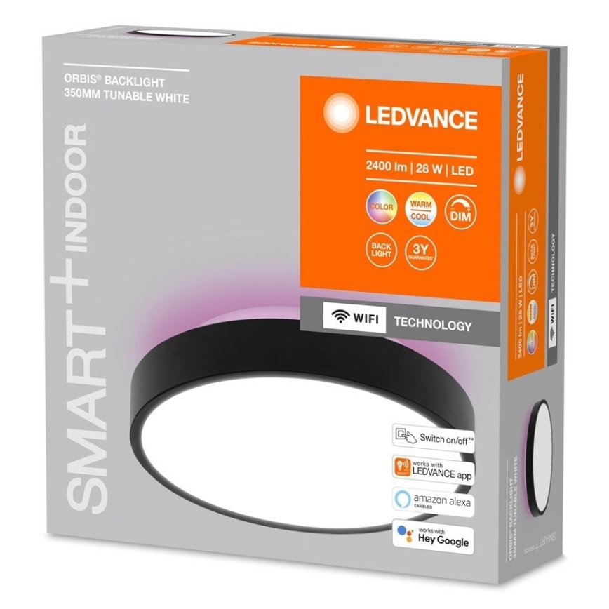 Ledvance - LED RGBW prigušiva stropna svetiljka SMART+ ORBIS LED/28W/230V 3000-6500K Wi-Fi