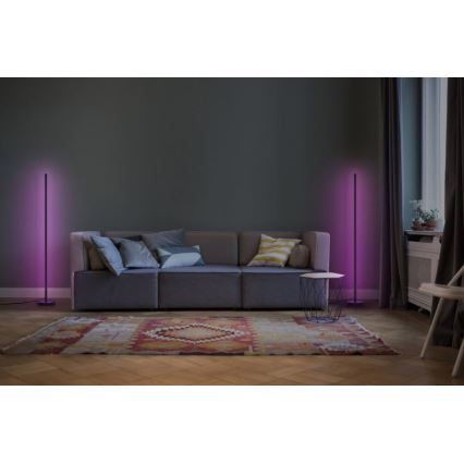 Ledvance - LED RGBW prigušiva stojeća lampa SMART+ FLOOR LED/14W/230V 2700-6500K Wi-Fi crna + daljinski upravljač