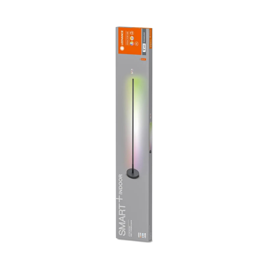 Ledvance - LED RGBW prigušiva stojeća lampa SMART+ FLOOR LED/14W/230V 2700-6500K Wi-Fi crna + daljinski upravljač