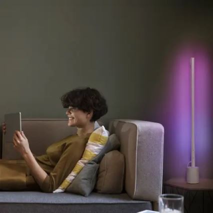 Ledvance - LED RGBW prigušiva podna lampa SMART+ FLOOR LED/8W/230V 2700-6500 Wi-Fi bela + daljinski upravljač