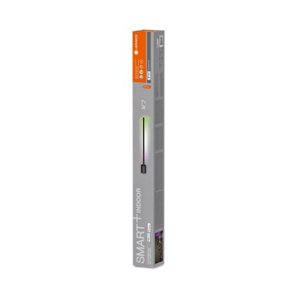 Ledvance - LED RGBW prigušiva podna lampa SMART+ FLOOR LED/8W/230V 2700-6500K Wi-Fi crna + daljinski upravljač