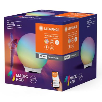 Ledvance - LED RGBW Prigušiva stona lampa SMART+ MAGIC LED/2,5W/5V 2200-6500K Wi-Fi