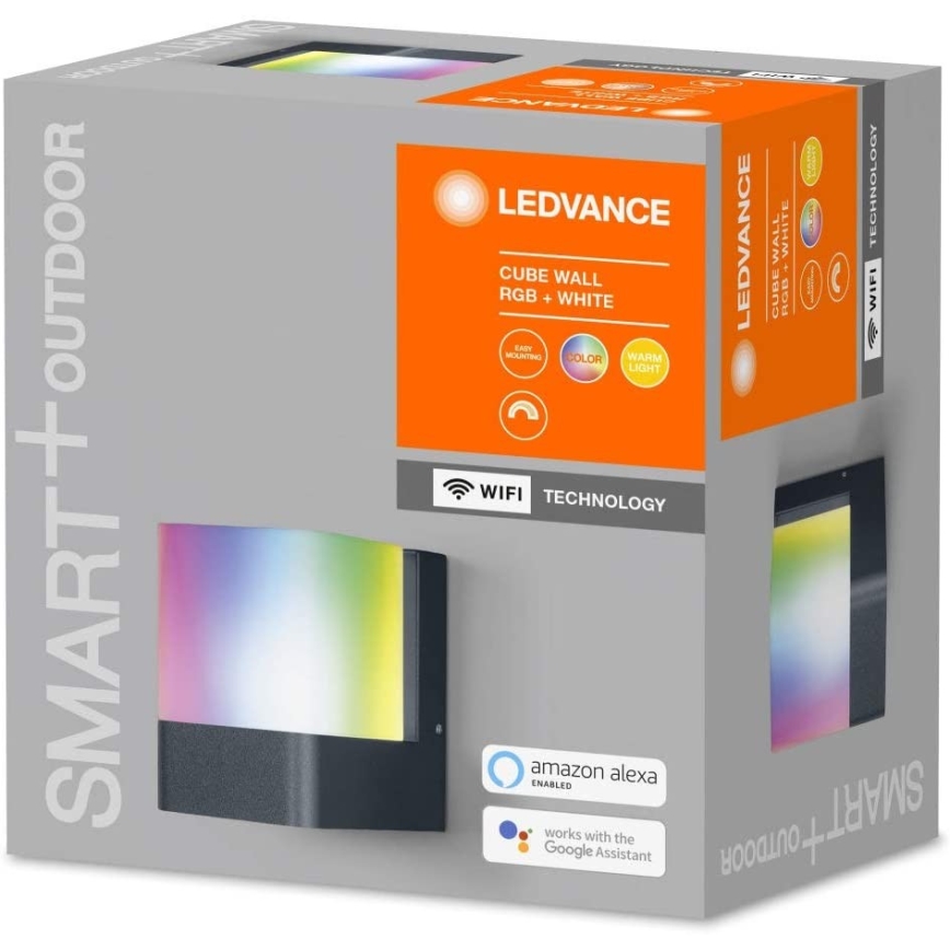 Ledvance - LED RGBW spoljna zidna svetiljka SMART+ CUBE LED/9,5W/230V IP44 Wi-Fi