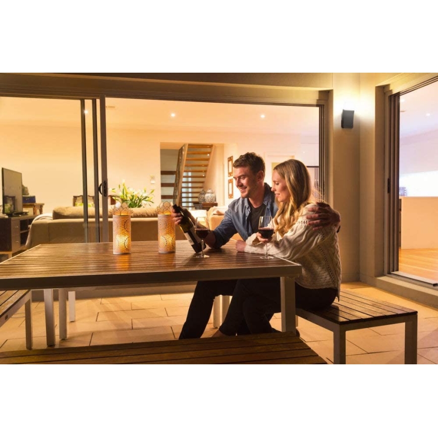 Ledvance - LED RGBW spoljašnje zidno svetlo SMART+ CURVE LED/9W/230V IP44 Wi‑Fi