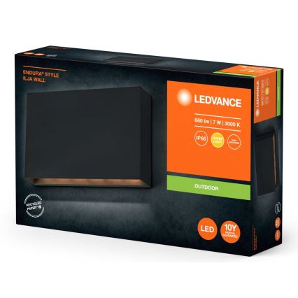Ledvance - LED spoljašnja zidna svetiljka ENDURA STYLE ILJA LED/7W/230V IP65