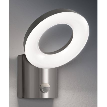 Ledvance - LED spoljašnja zidna svetiljka sa senzorom LOOP 1xLED/12W/230V IP44