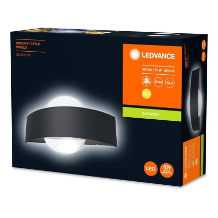 Ledvance - LED spoljašnja zidna svetiljka SHIELD LED/11W/230V IP44