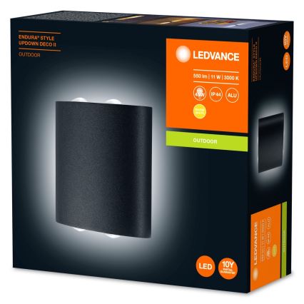 Ledvance - LED spoljašnje zidno svetlo ENDURA 2xLED/11W/230V IP44