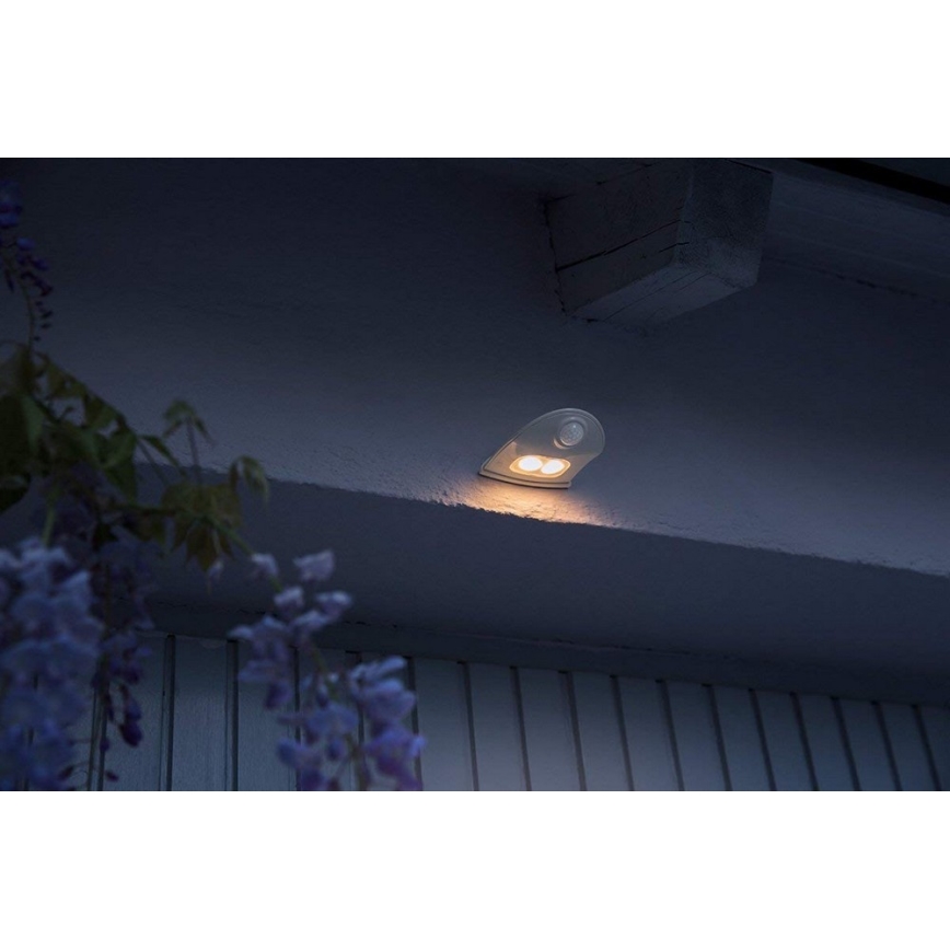 Ledvance - LED spoljašnje zidno svetlo sa senzorom DOORLED LED/1W/3xAA IP54