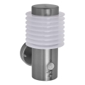 Ledvance - LED spoljašnje zidno svetlo sa senzorom ENDURA RONDO LED/9,5W/230V IP44 sjajni hrom