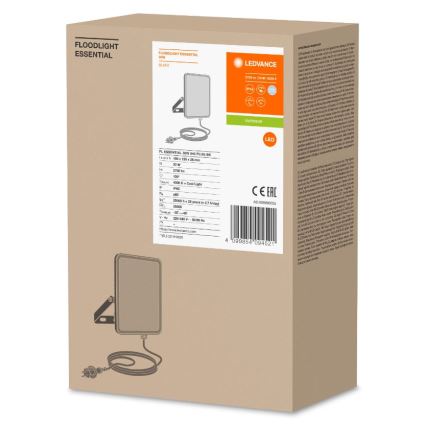 Ledvance - LED spoljašnji zidni reflektor FLOODLIGHT ESSENTIAL LED/30W/230V 4000K IP65