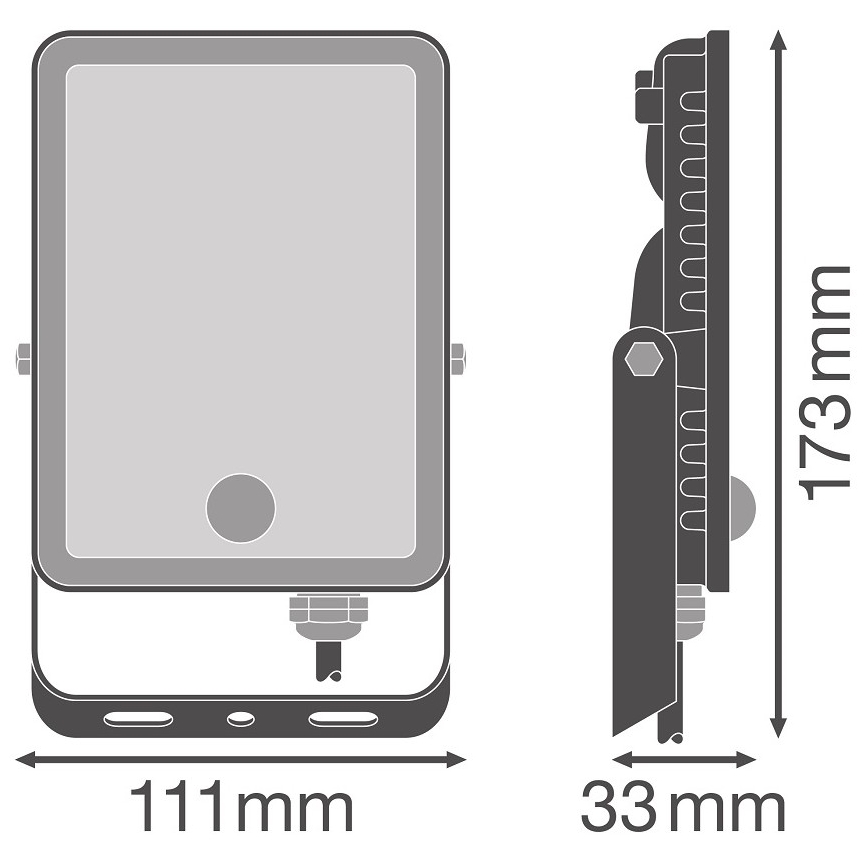 Ledvance - LED spoljašnji reflektor sa senzorom FLOODLIGHT LED/20W/230V 6500K IP65
