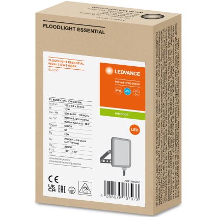 Ledvance - LED spoljašnji zidni reflektor FLOODLIGHT LED/10W/230V 6500K IP65