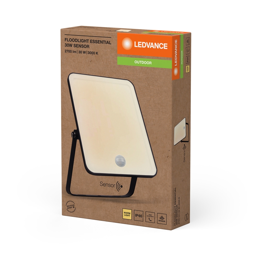 Ledvance - LED spoljašnji zidni reflektor sa senzorom pokreta i sumraka FLOODLIGHT LED/30W/230V IP65