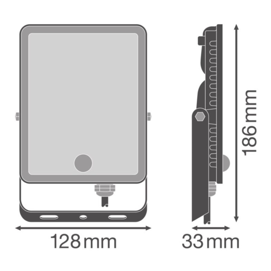 Ledvance - LED spoljašnji zidni reflektor sa senzorom pokreta i sumraka FLOODLIGHT LED/30W/230V IP65