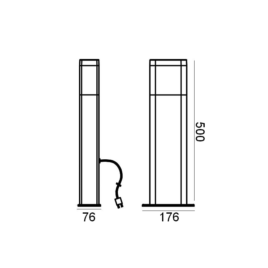 Ledvance - ENDURA HYBRID DALLAS LED spoljašnja lampa, 4W/12V, IP44