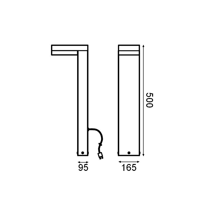 Ledvance - LED spoljašnja svetiljka ENDURA HYBRID VENUS LED/4W/12V IP44